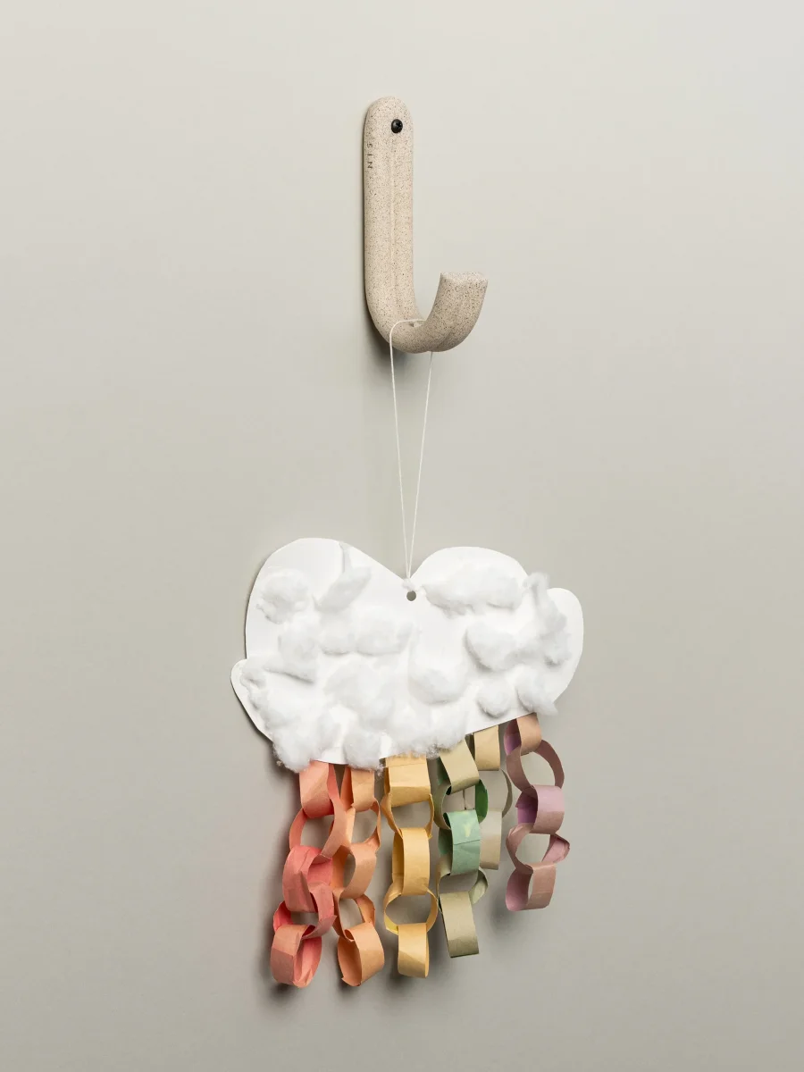 Leggy Curl Wall Hook, Sand - Image 4